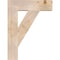 Ekena Millwork Traditional Block Smooth Bracket, Douglas Fir, 5 1/2"W x 24"D x 32"H BKT06X24X32TRA05SDF - alternate 3